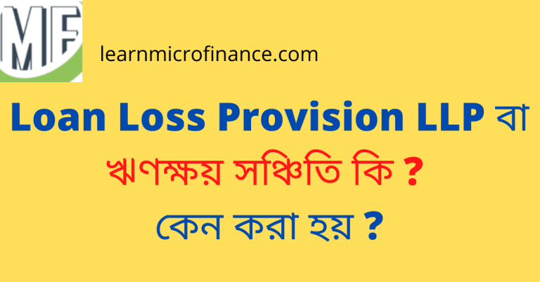 Loan Loss Provision LLP বা ঋণক্ষয় সঞ্চিতি কি ? কেন করা হয় ?